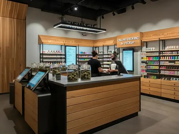 Inside View of Kush-E-Mart Dispensary New Buffalo Interior View of Kush-E-Mart Dispensary New Buffalo